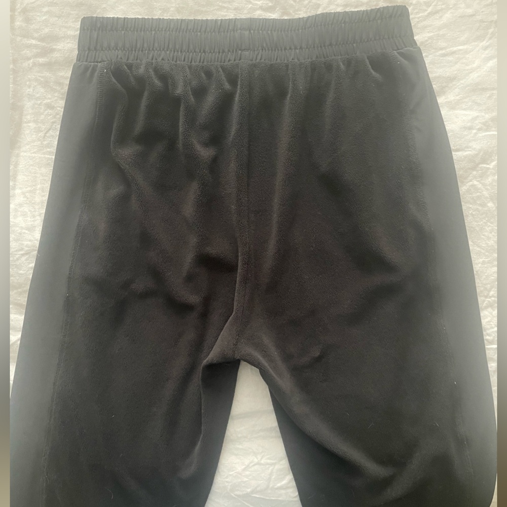 Zyia Black Fleece High Rise Joggers Sz L - Picture 5 of 7